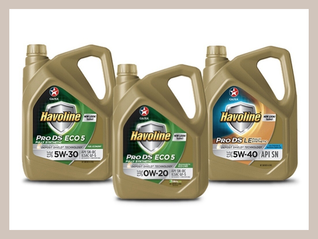 Caltex Havoline 0W-20 OR 5W-30 OR 5W-40 Fully Synthetic Engine Oil